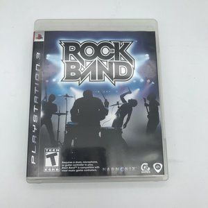 Rock Band (Sony‎ PlayStation 3, 2007) Complete in Box CIB Tested & Working